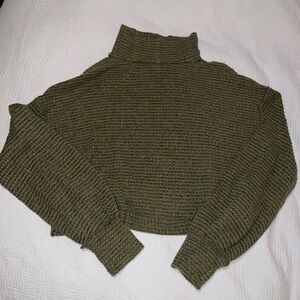 Free People Long Sleeve Mock Neck Shirt